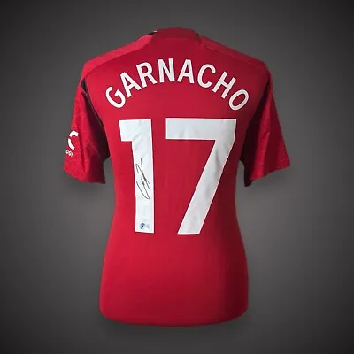 Alejandro Garnacho Hand Signed Manchester United 2023/34 Shirt £225 With COA • £225