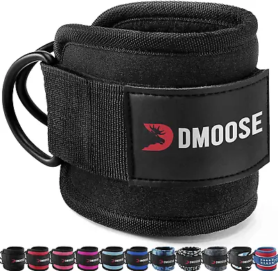 DMoose Ankle Strap For Cable Machines For Kickbacks Glute Workouts - SIngle • £10.44