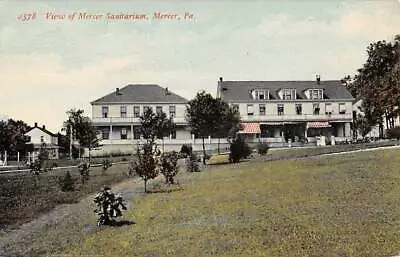 Mercer Pa ~ Mercer Mental Disease Sanatorium Hamm Pub 1907-20 • $9.99