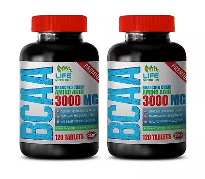 Bodybuilding Supplement - PREMIUM BCAA 3000MG - Essential Amino Acids 2B • $37.96