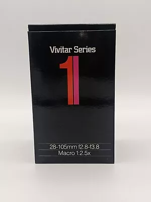 Vivitar Series 1 28-105mm F/2.8-3.8 Macro 1:6.8x Lens Original Box • $150