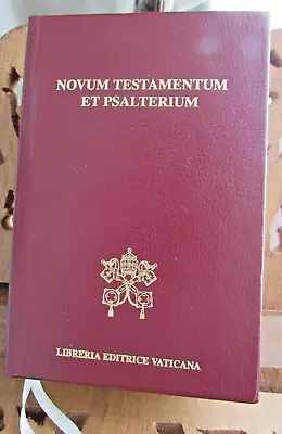 Novum Testamentum Et Psalterium HC 2002 Latin Edition Vaticana • $132