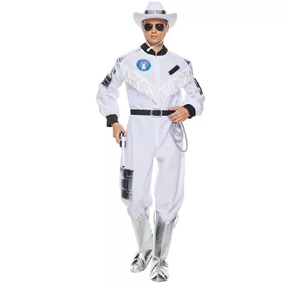 Men's Space Cowboy Costume Adult Astronaut Cosplay Jumpsuit Halloween Party Suit • $37.99