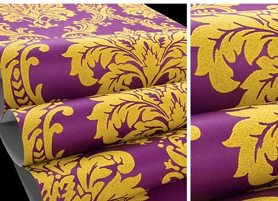 10M Luxury European Damask 7 Colors Embossed Textured Non-woven Wallpaper Roll • £22.21