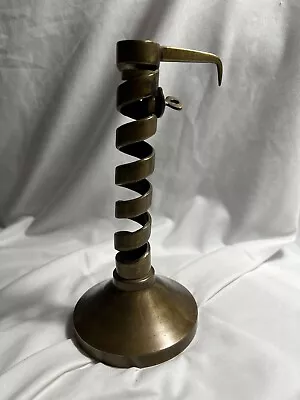 Vintage Brass Spiral Candle Holder 9” Courting Candle • $45