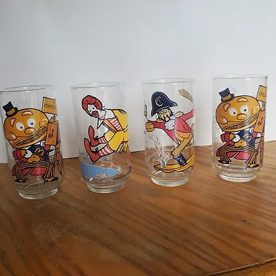 1977 McDonald's Glasses Set Of 4 Vintage • $12.99