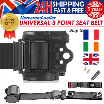 Shoulder Seat Belt Front For Vauxhall Vivaro Universal Retractable Adjustable UK • £19.99