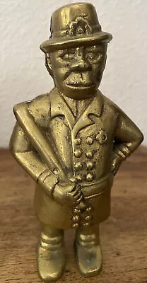 $45 • Buy Antique Cast Iron  POLICEMAN BANK Mulligan Police Officer Cop ! Nightstick 5 1/2