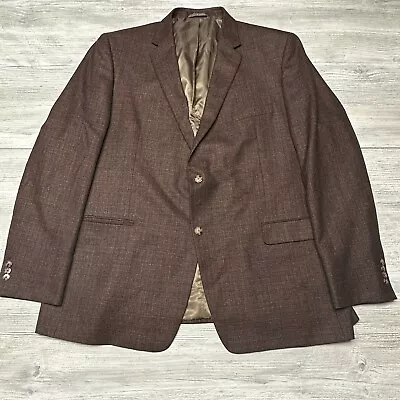 Reda 1865 Blazer Sportscoat Mens 50L Bronze Tweed 100% Wool Italian Fabric • $44.45