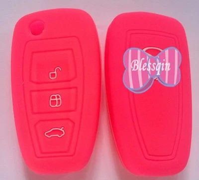 $8.99 • Buy Pink Silicone  Flip Key Cover Suits Mazda Bt50 Bt-50 Ute 2012 2013 2014 2015