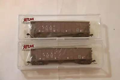 N Scale 2 Pc Lot Atlas 90 Ton Hopper   A T S F   • $23.95