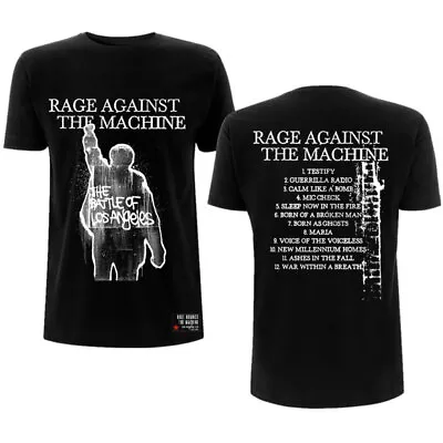 RAGE AGAINST THE MACHINE  Unisex T- Shirt - BOLA Album Cover - Black Cotton • £18.99
