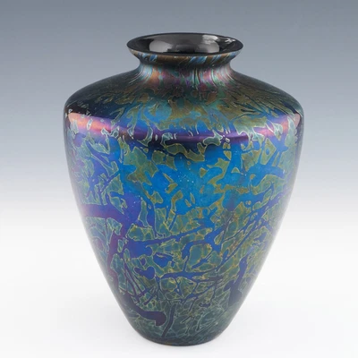 £70 • Buy Royal Brierley Studio Glass Vase C1990