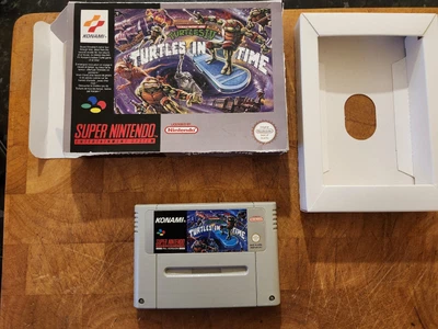£54 • Buy TMNT Turtles In Time SNES Super Nintendo Rare Collectors Item PAL