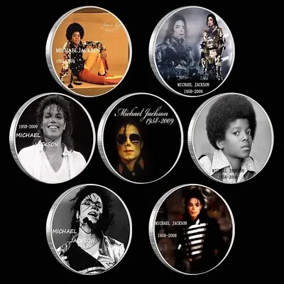 Michael Jackson X7 Commemorative Coins Complete Coin Set - King Of Pop • $44.19