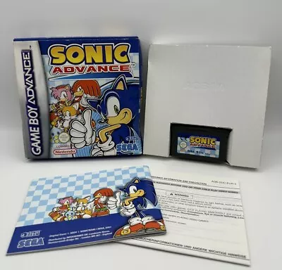 Sonic Advance Complete Nintendo Game Boy Advance GBA  • £34.99