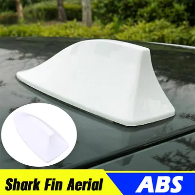£7.29 • Buy White Car SUV Shark Fin Aerial Antenna Roof AM/FM Radio Signal Mast For BMW Ford
