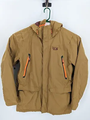 Mountain Hardwear Dry Q Thermal Q Recco Reflective Men's Brown Jacket Xl • $59.99