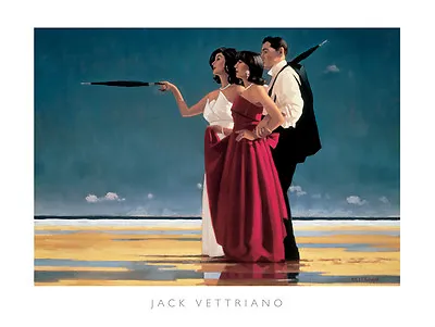 Jack Vettriano - The Missing Man I - Premium Open Edition Print (40x50) • £15