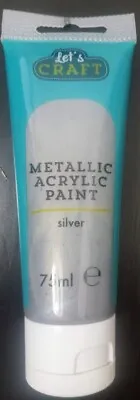 Metallic Acrylic Paint Value Set 75 Ml Tubes-Choose Your Own- Free Fast Delivery • £5.97