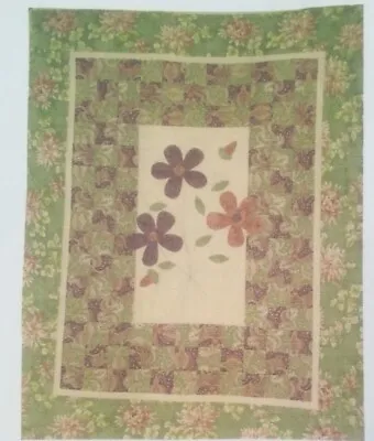 Floral Applique Patchwork Quilt Kit • £35