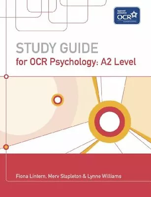 Study Guide For OCR Psychology: A2 Level By Fiona LinternMerv StapletonLynne • £3.78