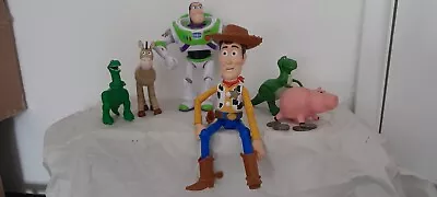 £0.99 • Buy Toy Story Talking Buzz Lightyear Woody Figures With Hamm Rex And Bullseye