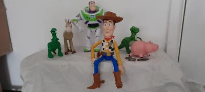 £0.99 • Buy Toy Story Talking Buzz Lightyear Woody Figures With Hamm Rex And Bullseye