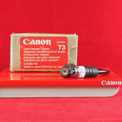 Canon T3 Cable Release Adapter | Use Conventional Release With T3 Socket Camera • £12
