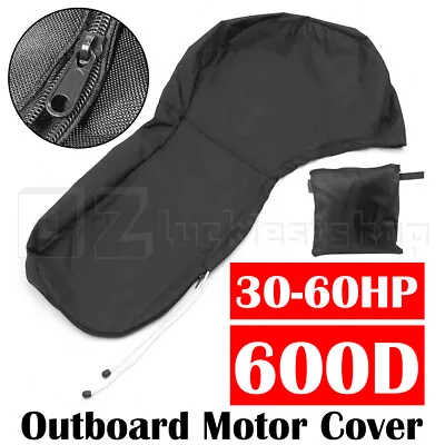 $28.99 • Buy AU 30-60HP 600D Tough Full Outboard Boat Motor Engine Cover Dust Rain Protection