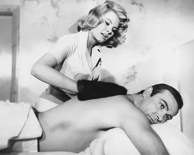 Molly Peters Gives Sean Connery James Bond Massage Thunderball 1965 8x10 Photo • $14.99