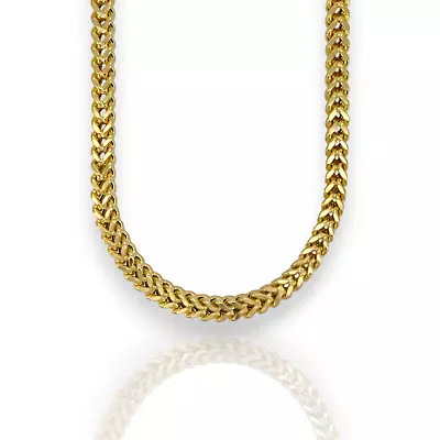 Franco Box Chain Necklace - 10K Yellow Gold - Hallow • $849.99