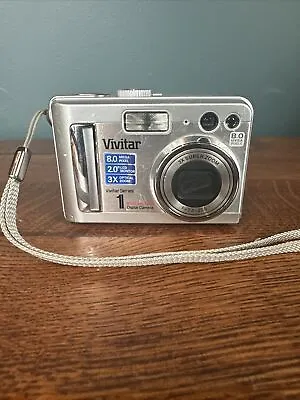 Vivitar Vivicam 8400 8.0MP Compact Digital Camera Silver See Photos • $19.99