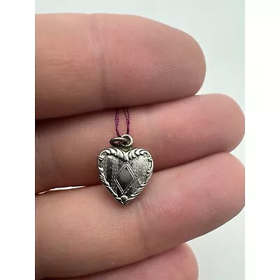 Vintage Sterling Silver Heart Locket • $42