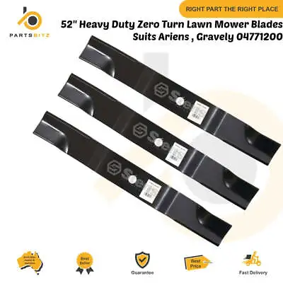 52  Heavy Duty Zero Turn Lawn Mower Blades Suits Ariens Gravely  04771200 • $72.50