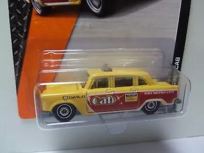 2014 Matchbox Checker Cab #11/120 - Cab No. 63 Metro City - MONMC - 1/64 Scale • $5.63