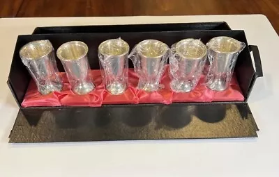 VINTAGE TOWLE STERLING SILVER Cordial Cups / Shot Set Of 6 W/ Original Box MINT • $169.99