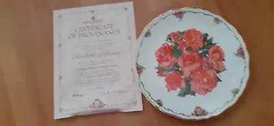 Royal Albert Queen Mother's Favourite Flowers - Elizabeth Of Glamis Plate • £3.99