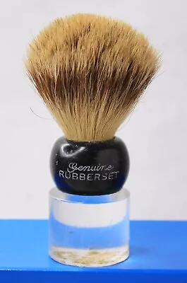 Vintage RUBBERSET 750 Shaving Brush Pure Badger Made In USA • $39