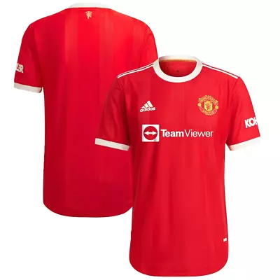 Adidas Authentic Manchester United 2021/22 Home Shirt Large Heat.rdy Player Spec • £65