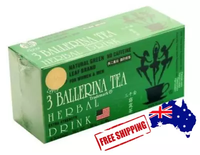 3 Ballerina Herbal Tea Extra Strength 18 Bags Slim Diet Tea Natural  • $13.50