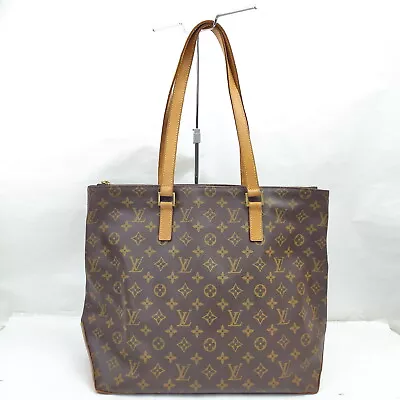 Louis Vuitton LV Shoulder Bag  Cabas Mezzo Brown Monogram 1276012 • $56