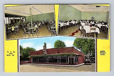 Moss Point MS-Mississippi Mrs. Bill's Restaurant Advertising Vintage Postcard • $11.99