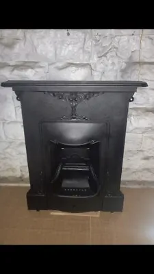 Edwardian Cast Iron Fireplace  Art Nouveau (circa 1906)free Delivery • £445