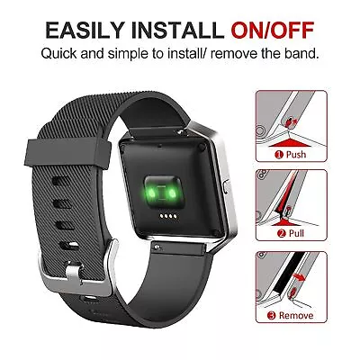 Silicone Sell Bracelet Wrist Band Strap Replace For Fitbit Blaze Smart HOT Watch • $11.33