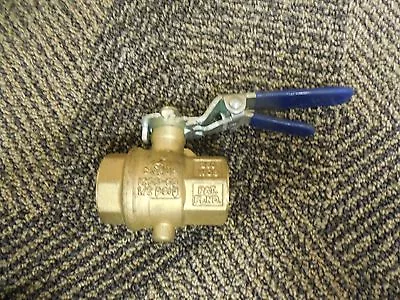 Eurofly 3/4  Brass Butterfly Valve 250wog Set Adjustable Position • $29