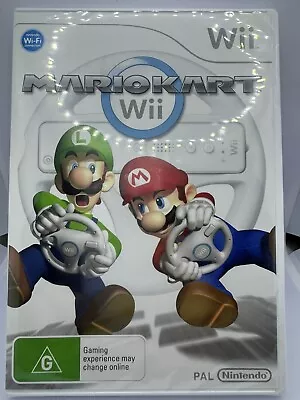 Mario Kart Wii Nintendo Wii Brand New Sealed Extremely Rare Free Tracked Postage • $79.95