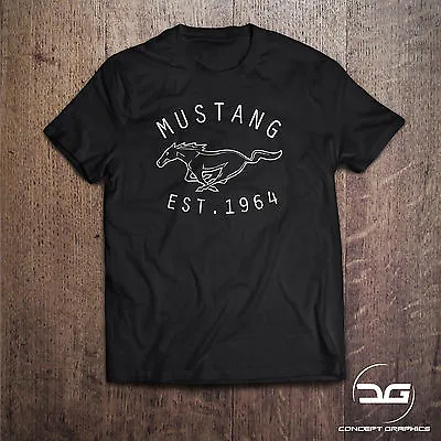 £12.99 • Buy Classic Mustang Men's Black T Shirt Novelty Gift