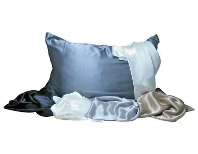 CARLTY'S - Pure Silk Pillowcases -100% Pure Mulberry Silk - Grade 6A -19 Momme. • £27.99