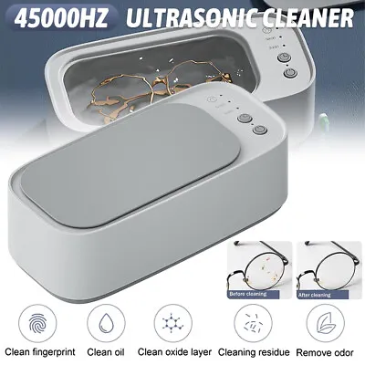 Ultrasonic Jewelry Cleaner Denture Glass Watch Ring Bath Tank Cleaning Machine • $13.29